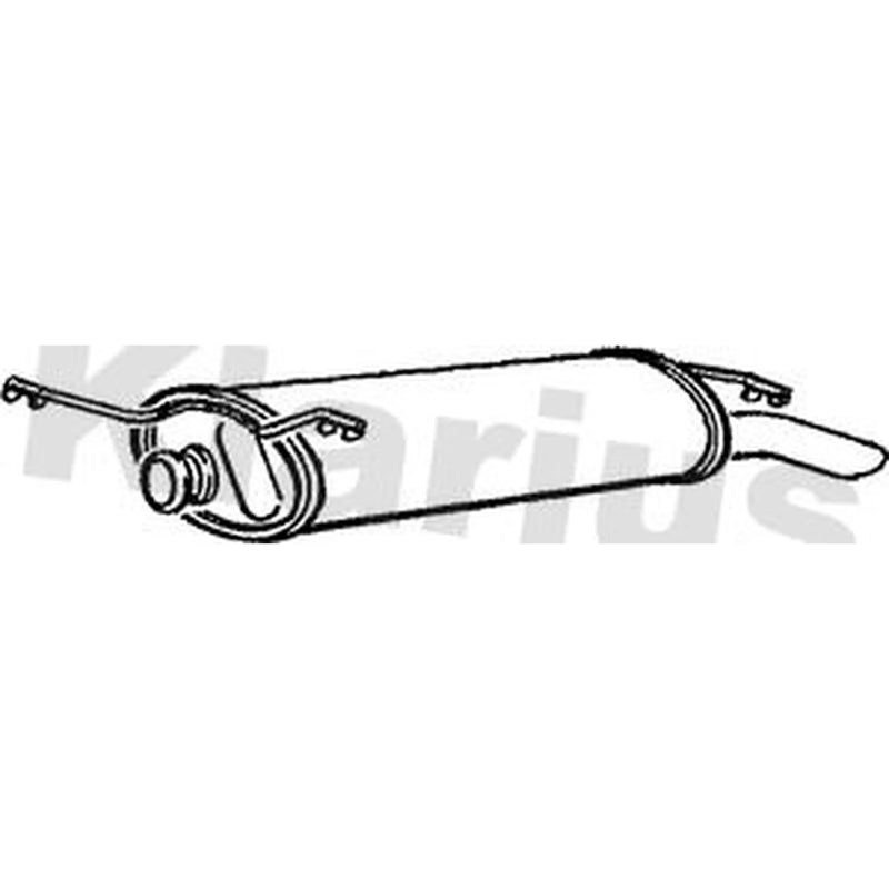 Klarius Box With Tail Pipe Rear CN210H