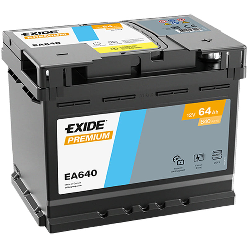 Exide Battery 12V 64Ah 640A EA640