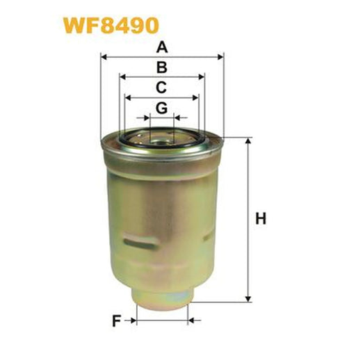 WIX Fuel Filter Element WF8490