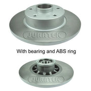 Juratek 2 x Solid Rear Brake Discs REN306C