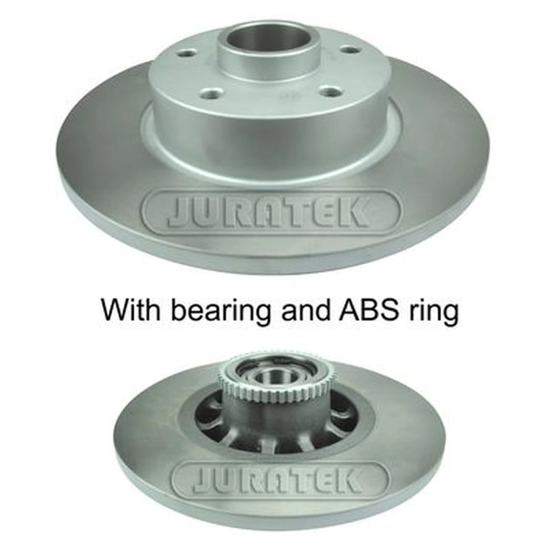 Juratek 2 x Solid Rear Brake Discs REN306C