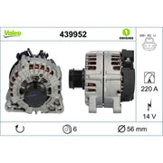 Valeo Car Alternator 12V 439952