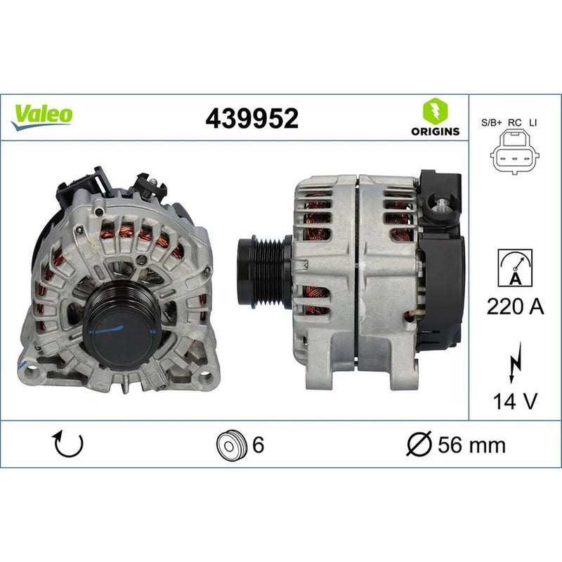 Valeo Car Alternator 12V 439952