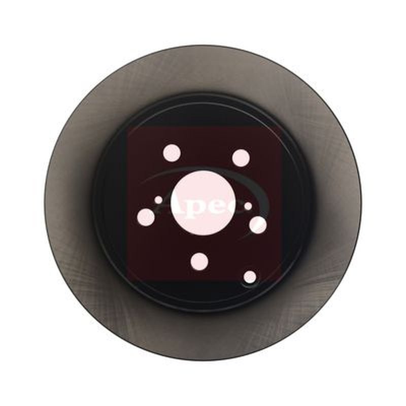Apec 2 x Solid Rear Brake Discs DSK2262