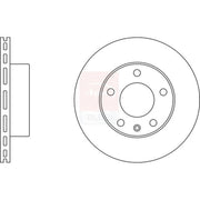 Apec 2 x Vented Front Brake Discs SDK6052