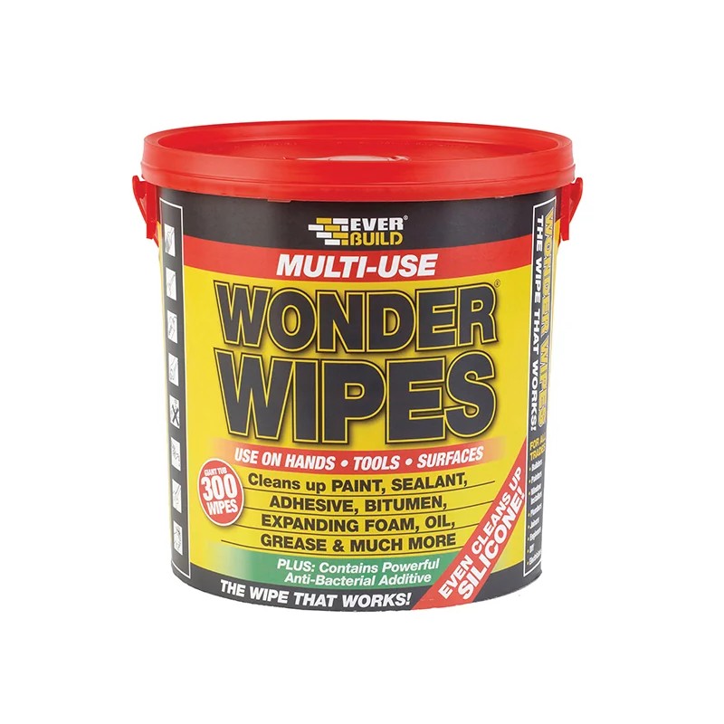 Everbuild Sika Giant Wonder Wipes (Tub 300) - 484948