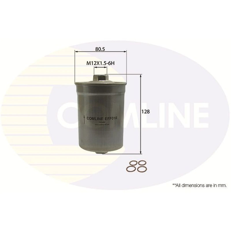 Comline Fuel Filter Element EFF016