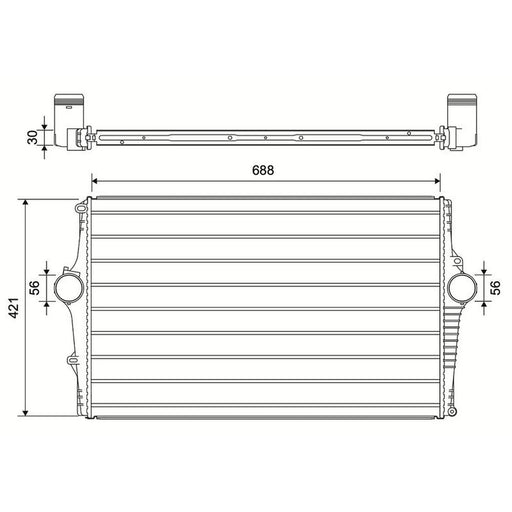 Valeo Intercooler (Charge Air Cooler) 881599