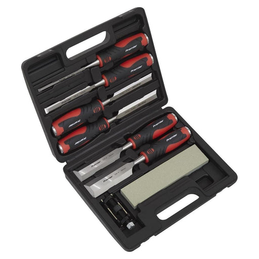 Sealey Hammer-Thru Wood Chisel 8pc Set AK9240 Sealey  - Town Parts