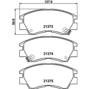 DON Front Brake Pad Set PCP1542