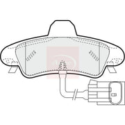 Apec Rear Brake Pad Set PAD1291