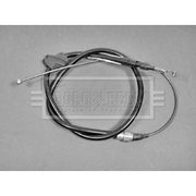Borg & Beck Handbrake Cable Left Rear BKB1079