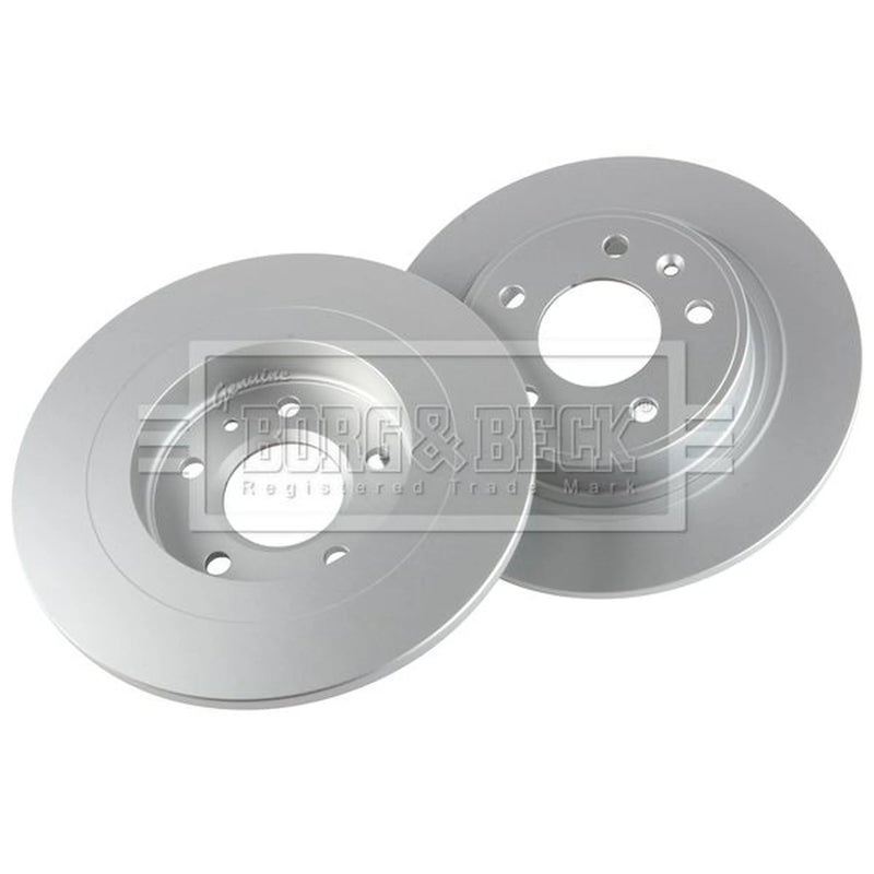 Borg & Beck 2 x Rear Brake Discs BBD4799
