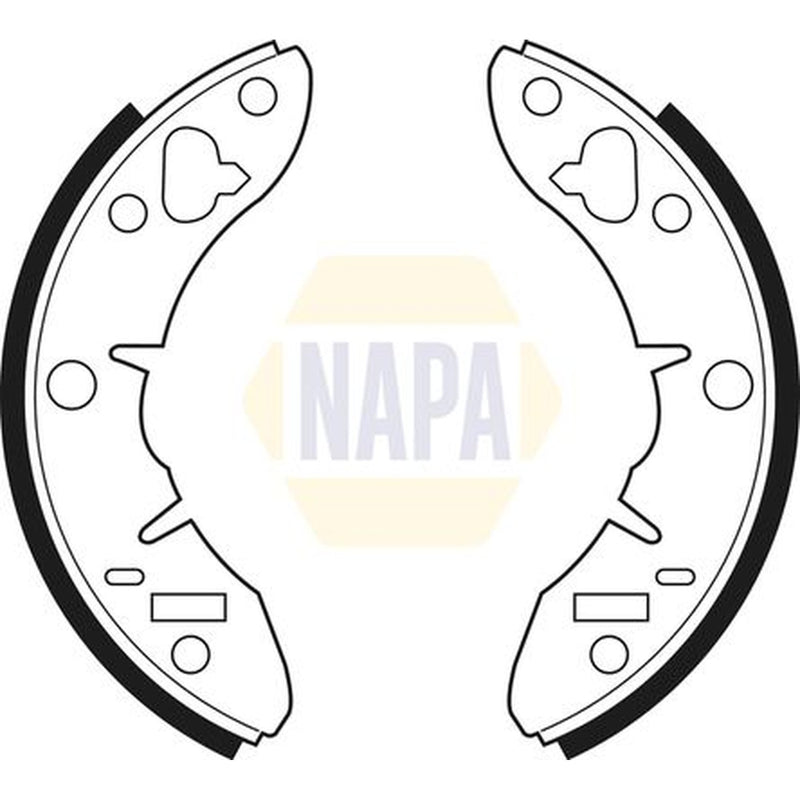 NAPA Brake Shoe Set Axle Kit NBS1002