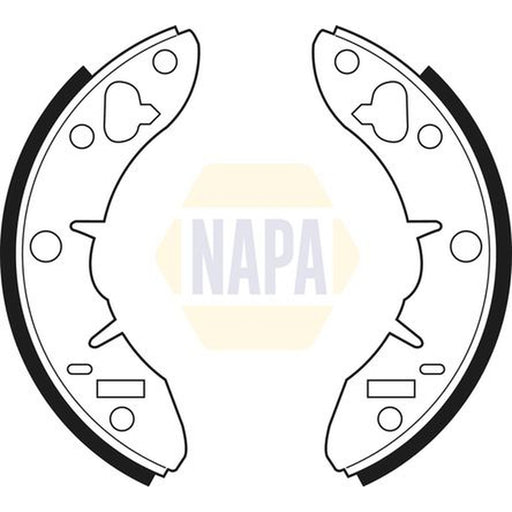 NAPA Brake Shoe Set Axle Kit NBS1002
