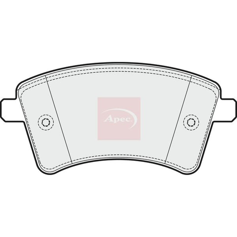 Apec Front Brake Pad Set PAD1656