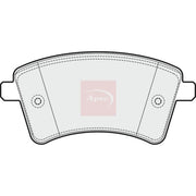 Apec Front Brake Pad Set PAD1656