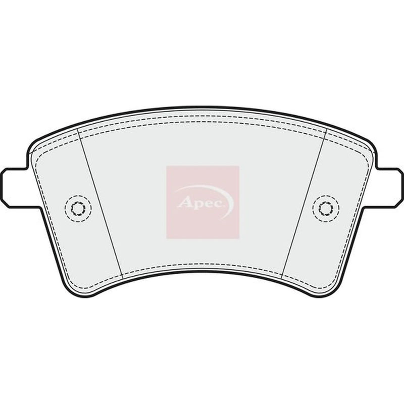 Apec Front Brake Pad Set PAD1656