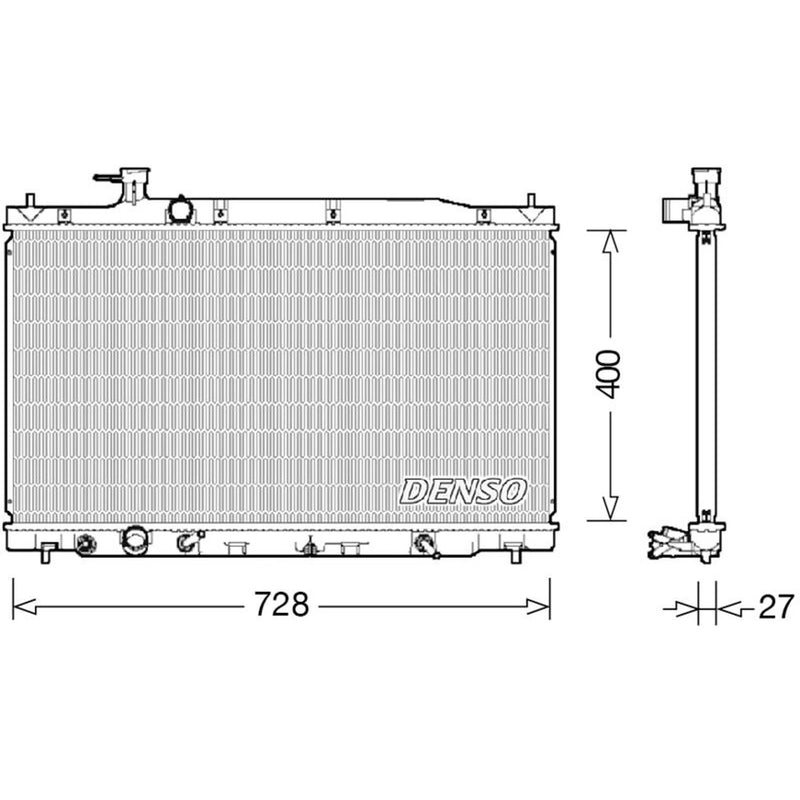 Denso Engine Radiator DRM40033