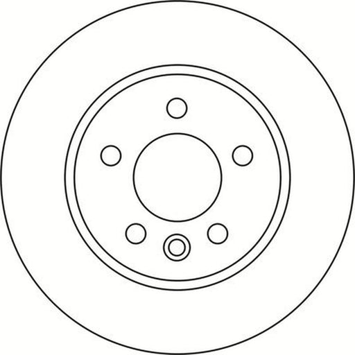 Abtex 2 x Vented Front Brake Discs BD1749V