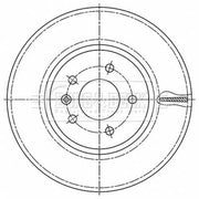 Borg & Beck 2 x Vented Front Brake Discs BBD6192S