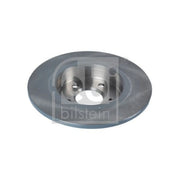 Febi 2 x Solid Rear Brake Discs 104852