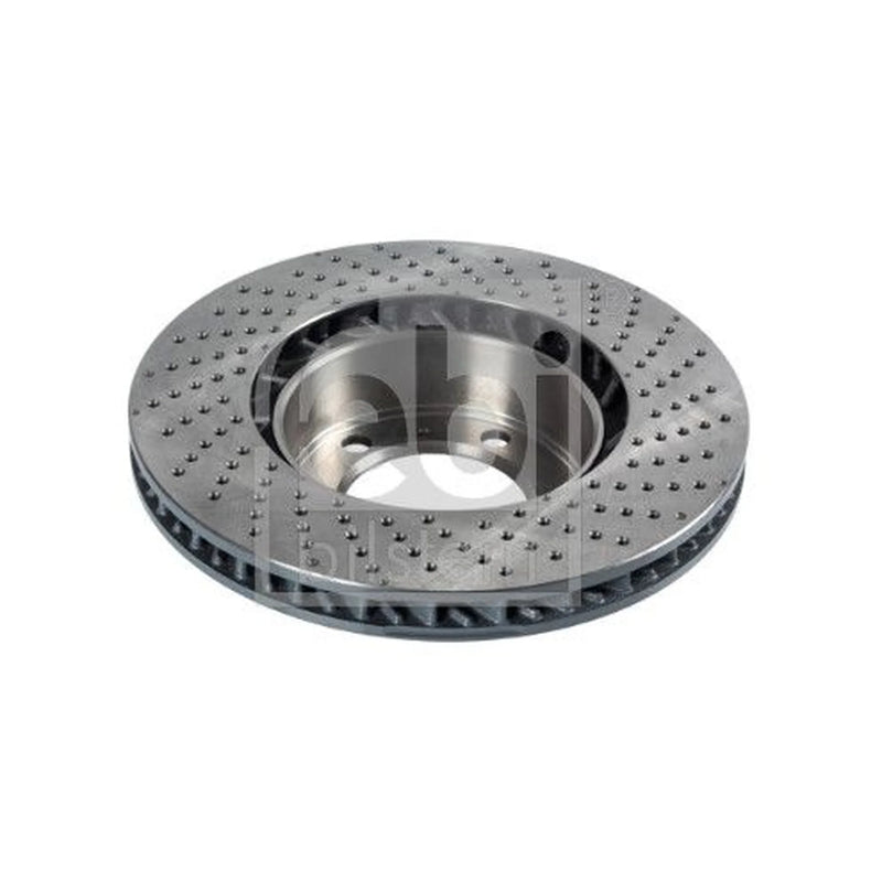 Febi 2 x Front Perforated/Vented Brake Discs 108214