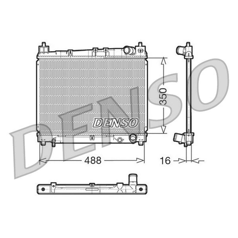 Denso Engine Radiator DRM50006