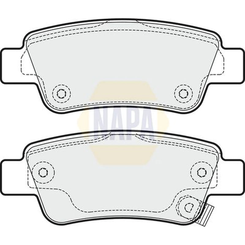 NAPA Rear Brake Pad Set NBP1612