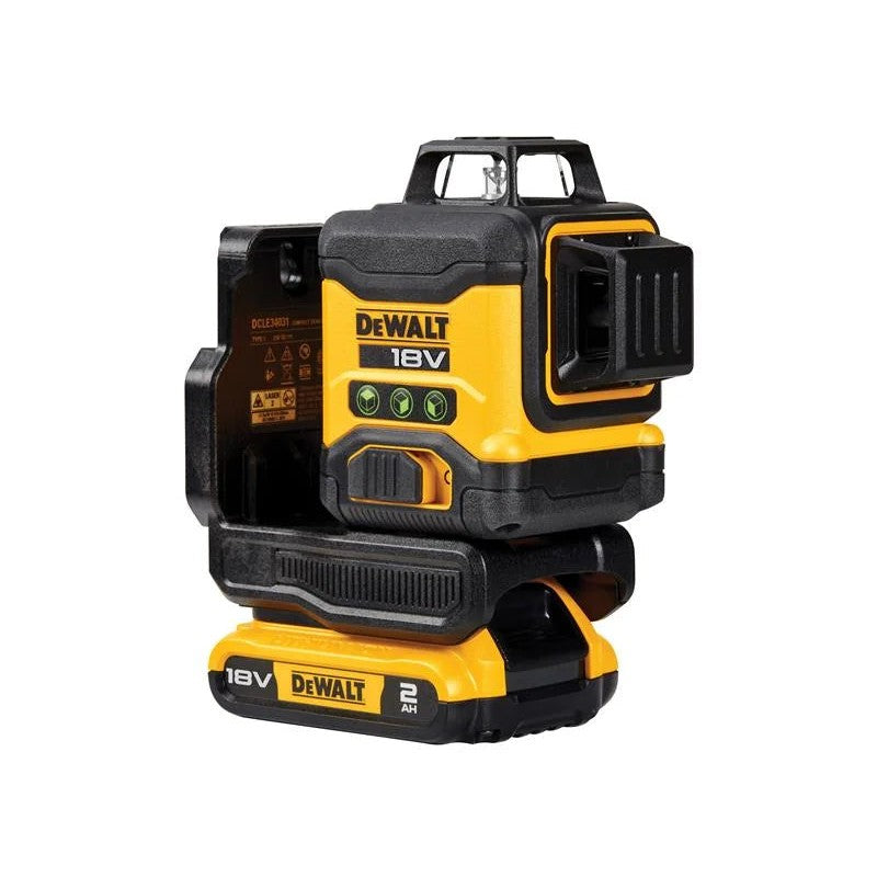 DEWALT Power Tools DCLE34031D1 3 x 360° Multi Line Laser 18V 1 x 2.0Ah Li-ion