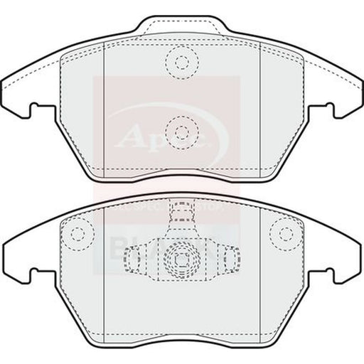 Apec Front Brake Pad Set PAD1398B