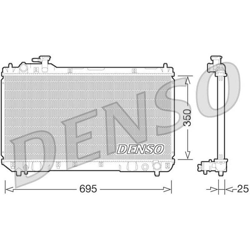 Denso Engine Radiator DRM50062