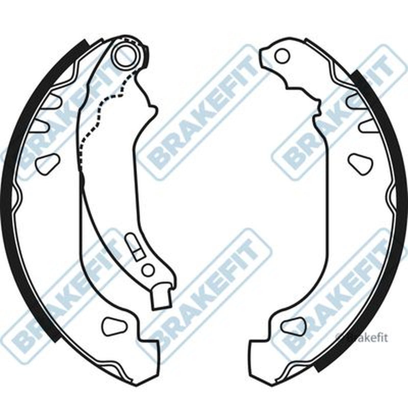 Apec Brake Shoe Set Axle Kit BSH1012