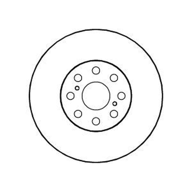 Abtex 2 x Vented Rear Brake Discs BD1192V