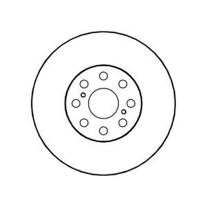 Abtex 2 x Vented Rear Brake Discs BD1192V