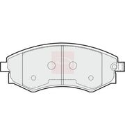 Apec Front Brake Pad Set PAD1504
