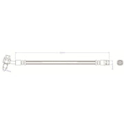 Juratek Brake Hydraulic Hose Line Rear JBH1391