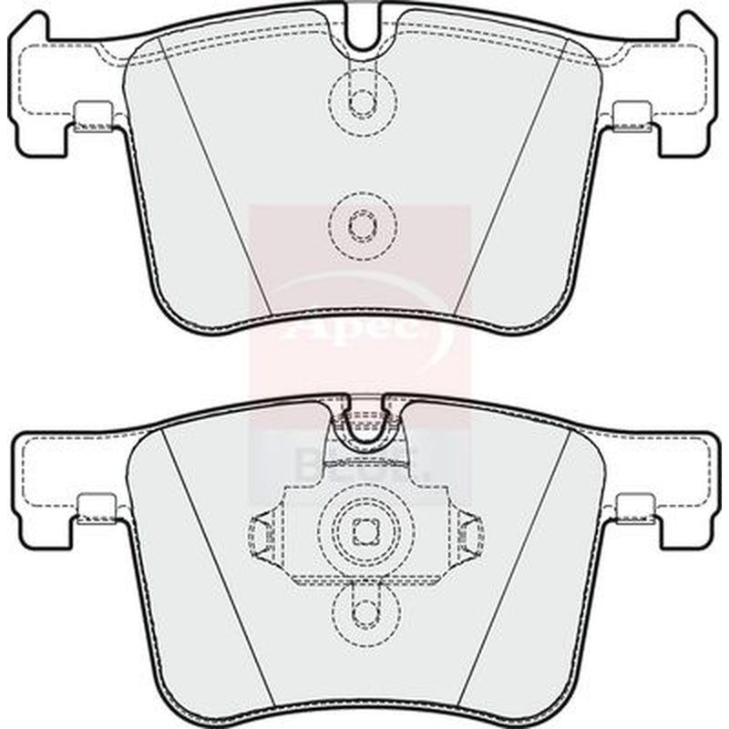 Apec Front Brake Pad Set PD3351