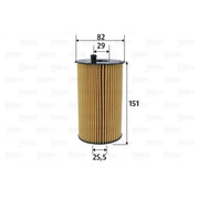 Valeo Engine Oil Filter 586601