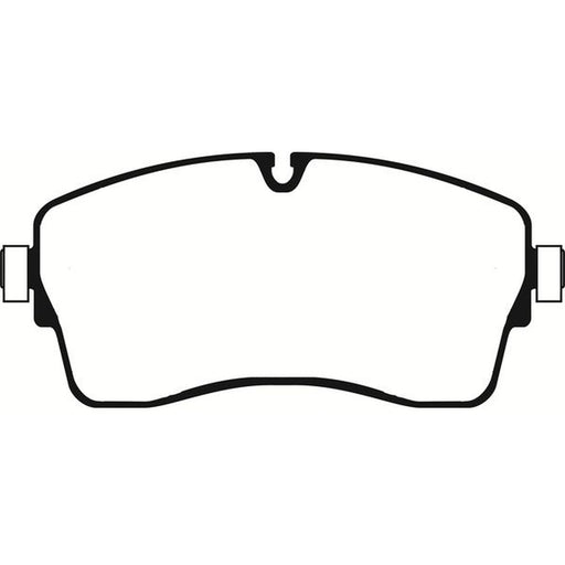 Abtex Front Brake Pad Set PLU2407