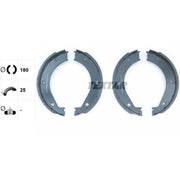 Textar Parking Brake Shoe Set 91033400