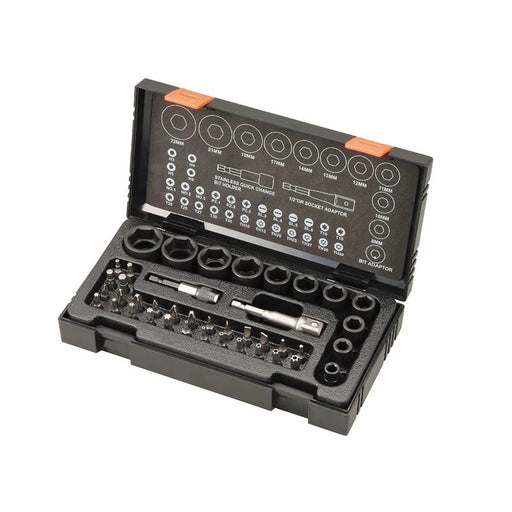 HiKOKI Metric 1/2in Drive Impact Socket & Bit Set, 41 Piece - 752500