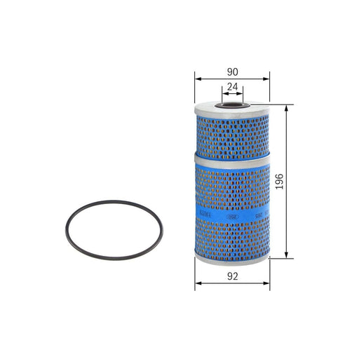 Bosch Car Oil Filter P9265 Fits Mercedes-Benz T2-500 507D - 2.4 - 85-89 14574292 Bosch  - Town Parts