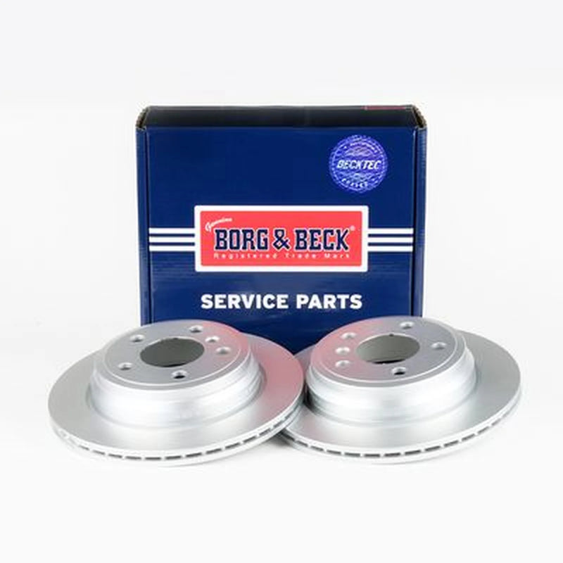 Borg & Beck 2 x Vented Rear Brake Discs BBD5259