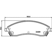 Mintex Front Brake Pad Set MDB2377
