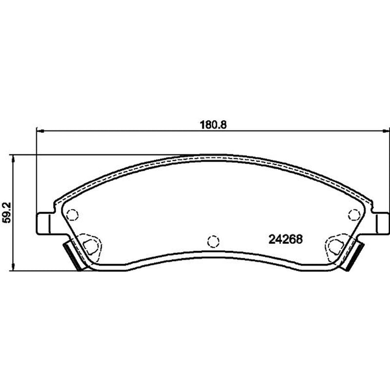 Mintex Front Brake Pad Set MDB2377