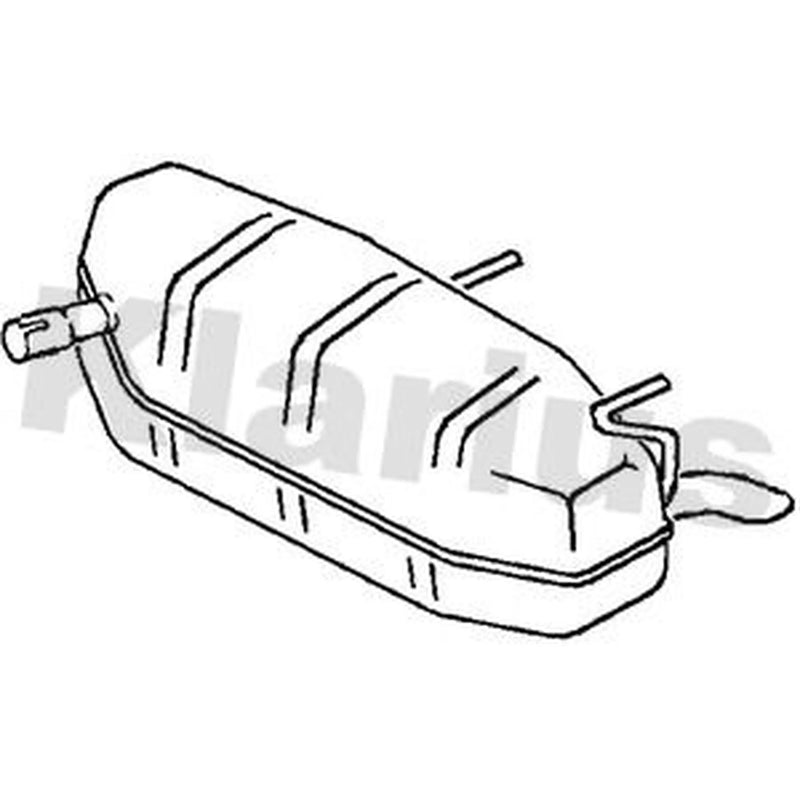 Klarius Box With Tail Pipe Rear GM449Q