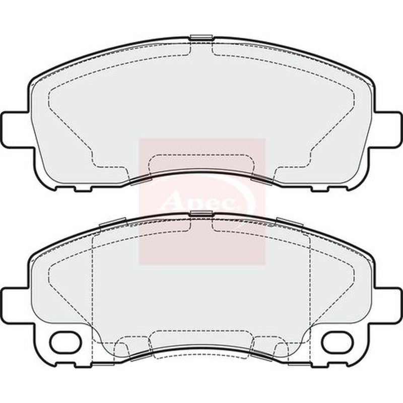 Apec Brake Pad Set PAD1691
