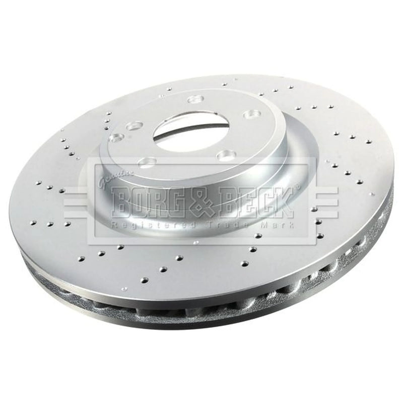 Borg & Beck 2 x Perforated/Vented Front Brake Discs BBD6102S