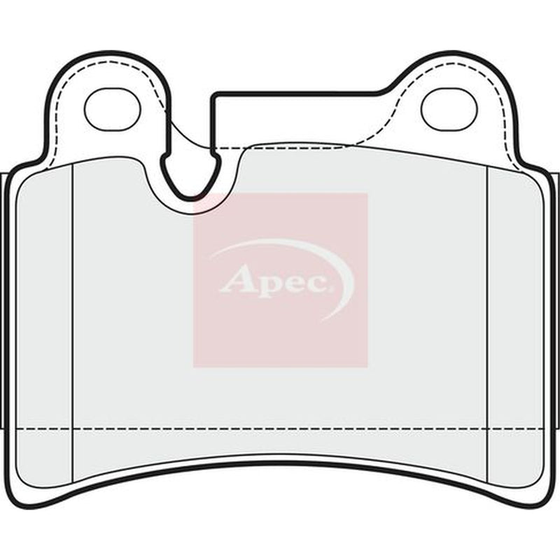 Apec Rear Brake Pad Set PAD1523
